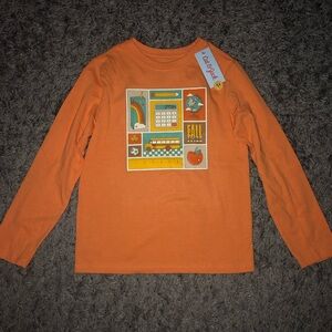 Boy’s Cat & Jack Fall Long Sleeve Shirt, Size M(8), New With Tags